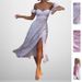 Women's Floral Off-Shoulder Dress Casual Elegant Fashion American Style Thin Material Spring New Arrival_ecoleips.com