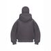 Women's Zippered Hooded Fleece Sweatshirt Jacket Loose Fit with Digital Print 2025 Cross Border Foreign Trade 9008_ecoleips.com