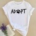 Eurean And American Cross-border Foreign Trade Women's Clothing Cartoon Animal Print Round-neck Short-sleeve T-shirt_ecoleips.com
