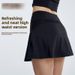 Tennis Skirt Spring And Summer New High Waist And Thin Fake Two-piece Skirt Pants Women's Inner Pocket Sports Fitness Clothes Yoga Skirt_ecoleips.com