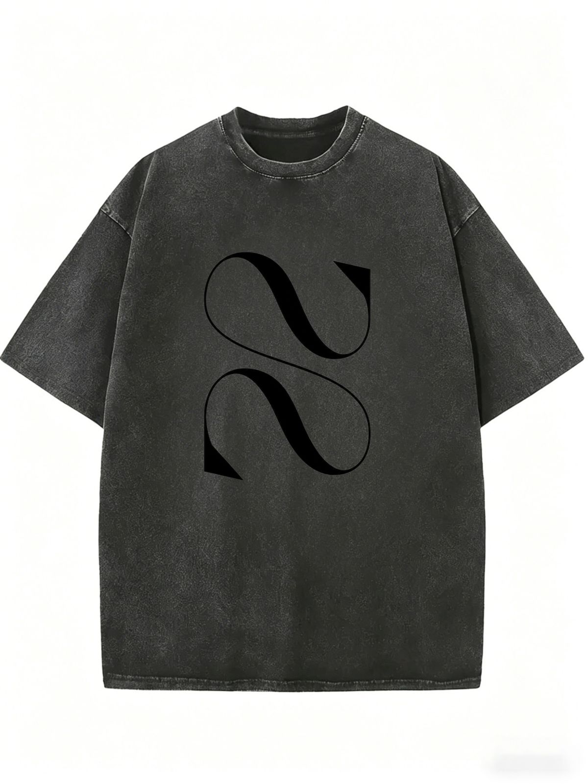 Women's Urban Streetwear T-Shirt, Oversized Washed Tee With Relaxed Comfortable Fit_ecoleips.com