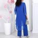 Aria Basics 2025 European And American Cross-border Clothing Loose Casual Solid Color Women's Chiffon Top 2-piece Set_ecoleips.com