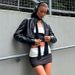 2025 Summer New Rebellious Hot Girl Chic Black And White Color Block Sexy Slim Fit Versatile Strapless Short Skirt Set_ecoleips.com