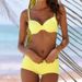 Women's Sexy Bikini Swimsuit - European & American Style Solid Color Conservative Two-Piece Bathing Suit_ecoleips.com