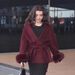 Elegant Wool-Blend Trench Coat – Mid-Length Winter Overcoat With Scarf Collar (S/M/L, Grey & Chocolate For Office Chic)_ecoleips.com
