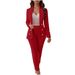 Women's Clothing Women's New Fashion Button Slim Lapel Cardigan Temperament Suit Jacket Suit_ecoleips.com