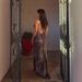 Women's Dark Retro Floral Print Slip Dress Sexy Backless American Niche Fashion Clothing_ecoleips.com
