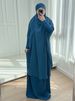 2025Loriya Large Hem Solid Color Top + Skirt Two-Piece Set LR423_ecoleips.com