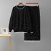French Style High-Waisted Knit Two Piece Set for Women Autumn Winter Loose Fitting Figure Flattering Heavily Studded Top And Skirt Ensemble_ecoleips.com