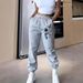 Women's Clothing Women's High-Waisted Long Pants Unique Print Europe America Bottoms For Formal & Casual For Women_ecoleips.com