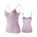 European And American Women's With Built-in Chest Pads, No Underwire, Bra-free Camisole For Women_ecoleips.com
