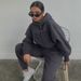 Aria Basics Aria Basics 2025 Hot Sale European And American Autumn Winter Women's New Casual Sweatshirt Jacket Sports Set For Women_ecoleips.com
