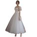 Women's Clothing New Style Super Fairy Simple Bride Temperament Go Out Yarn Travel Shooting Dress Skirt_ecoleips.com