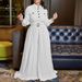 C8504 Belt European And American Women's Fashion 2023 Spring Summer New Long Sleeve Casual Loose Pleated Wide Leg Export_ecoleips.com