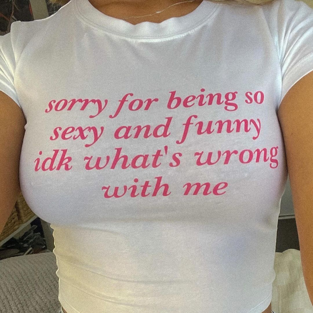 Women's Clothing Street Style Short Hot Girl Belly Exposed T Shirt_ecoleips.com