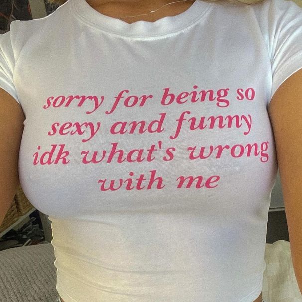Women's Clothing Street Style Short Hot Girl Belly Exposed T Shirt_ecoleips.com