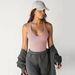 Women's Clothing Spring And Summer New Knitted Vest Sexy Slim Top Trendy Brand Inner Bottoming Shirt_ecoleips.com
