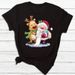 New Christmas-themed Fashion Loose Casual Short-sleeve Top For Women_ecoleips.com