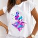 Cross-border Supply Round-neck European And American New Style Urban Girl Summer T-shirt_ecoleips.com