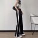 Women's Ice Silk Sports Pants 2026 Summer Thin Straight Casual Loose Black Pants Spring Autumn Wide Leg Height Enhancing_ecoleips.com
