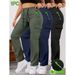 Women's Retro Style Casual Pants Large Pockets Trendy Brand Loose Fitting Workwear Spring Autumn New Versatile Long Pants_ecoleips.com