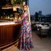 Women's African Style Elegant Printed Maxi Dress round Neck Long Sleeves Fitted Waist Spring/Autumn Summer Fashion Dress_ecoleips.com