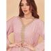 Women's Clothing Gold Stamped Dubai Long Robe Dress_ecoleips.com