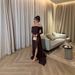 Women's Strapless Lace Patchwork Dress European American Style Spring Summer Long Sleeve Full Skirt Elegant Retro Clothing_ecoleips.com