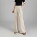 Suitable For All Seasons Spring Summer New Tencel Linen Suit Style Ice Silk Wide Leg High Waist Slimming Fashion Versatile Pants_ecoleips.com
