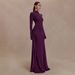 New Autumn Winter Foreign European American Women's Fashion Elegant Solid Color High-neck Long-sleeve Dress With Body-hugging Elegant Evening Gown
_ecoleips.com