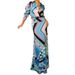 Women's Clothing Fashion Printed Shirt Hip Skirt Suit_ecoleips.com
