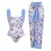 Women's Clothing New One Piece Backless Swimsuit Women's Handmade Flower Vacation Swimsuit_ecoleips.com