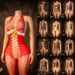Aria Basics Benxi Sexy Lingerie Nightwear Flirting Pure Desire Temptation Props European And American Uniform Bodysuit Stockings Set_ecoleips.com