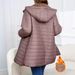 Longline Fleece-Lined Hooded Jacket For Women – Cozy Winter Coat With Zip Closure (L/XL/XXL/XXXL)_ecoleips.com