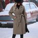 2025 Autumn/Winter European American Women's Fashion New Cross-Border Double-Breasted Woolen Coat With Suit Collar And_ecoleips.com