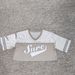 Summer Women's Printed Pullover T-Shirt V-Neck Mesh Patchwork Five-Sleeve Sports Top European And American Style Wholesale_ecoleips.com