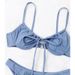 Women's Clothing Solid Color Bikini Swimsuit Sexy Lace Swimsuit High Grade Bikini_ecoleips.com
