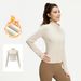 Women's Clothing Outer Wear Slim Fit Stand Collar Fitness Running Yoga Sports Jacket For Women_ecoleips.com