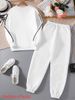 Off-Shoulder Top & Drawstring Pants Set – Trendy Long Sleeve Outfit (S-XXL, Black/Grey/Burgundy/Khaki)_ecoleips.com