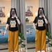 Women's Clothing Women's Summer Fashion Cat Print Two-Piece Set Short Sleeve Suit Loose Cargo Wide Leg Pants For Formal & Casual_ecoleips.com
