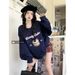 Plus-size Fleece-lined Thickened Hoodie, Loose-fitting Winter Jacket With A High-end Feel, Stylish And Slimming Top,_ecoleips.com