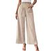 Classic Straight Leg Pants For Women - Soft & Comfortable Stretch Fabric, Versatile Solid Color Casual Trousers For Everyday Wear_ecoleips.com