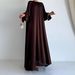 Women's Clothing Elegant Satin Long Skirt_ecoleips.com