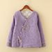 girl Vintage Embroidered Linen Chinese Style Women Winter Loose Tea Dress Integrated Coat Cotton Padded Jacket_ecoleips.com