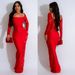 Women's Clothing fashion women's solid color sexy splicing backless long skirt dress_ecoleips.com