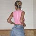 European And American Style Sexy Deep V Lace-up Tank For Women, 2025 Winter New Fashion Slim-fit Hot Girl Top Wholesale_ecoleips.com