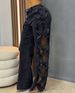 Women's Clothing High-Waisted Wide-Leg Jeans Heavy-Duty Rhinestone Cutout Design Stylish Straight-Leg Pants For Women_ecoleips.com