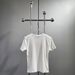 Women's Clothing Cotton Yarn Ribbed Crew Neck Slim Fit T-Shirt White Set With Stylish Sweatshirt And Shorts_ecoleips.com
