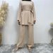Women's Minimalist Casual Nida Set_ecoleips.com