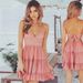 Elegant Backless Women's Midi Dress with Ruffle Hem Chic Sleeveless Cross Strap Design for Summer A-Line Dress_ecoleips.com
